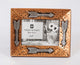 Gold Picture Frame With Arrows, 5"x7"