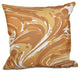 Marble, Geometric Print Pillow, Gold, 20"x20"