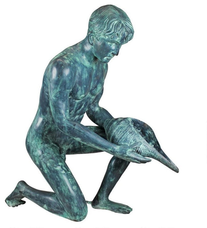Man With Shell Bronze