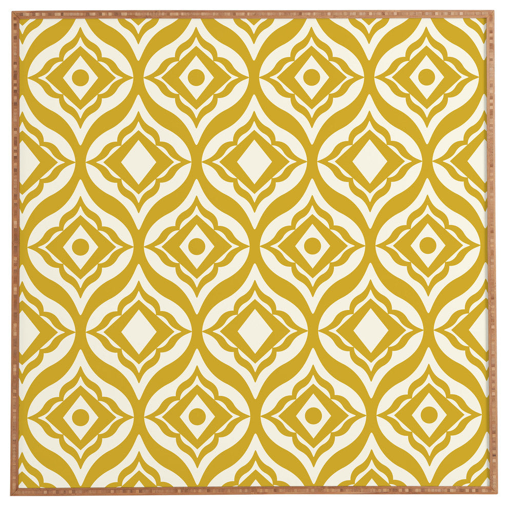Deny Designs Heather Dutton Trevino Yellow Framed Wall Art