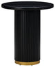 Chelsea Black Oak Entry Table - Black