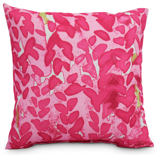 Flower Bell Decorative Floral Throw Pillow, Pink, 18"