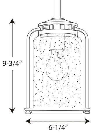 Botta 1-Light Hanging Lantern, Small