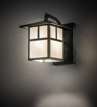 9 Wide Seneca T Mission Curved Arm Wall Sconce