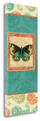 "Folk Floral VI" By Daphne Brissonnet, Giclee Print on Gallery Wrap Canvas