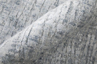 Kinton Modern Abstract, Blue/Silver, 12'x15' Area Rug