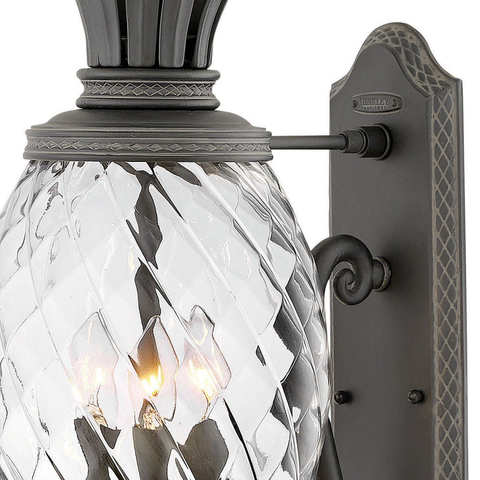 Hinkley Plantation Large Wall Mount Lantern, Museum Black