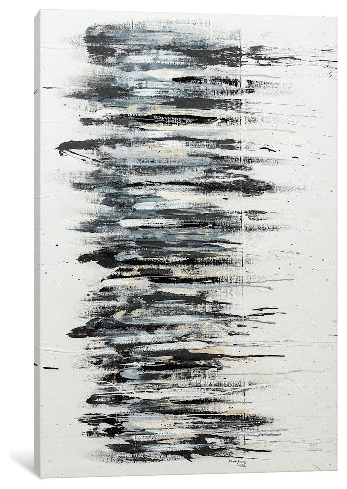 "Shading In Black" Wrapped Canvas Art Print, 26x18x1.5