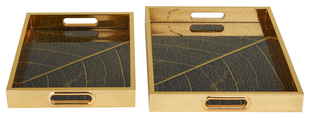 Glam Gold Plastic Tray Set 562054