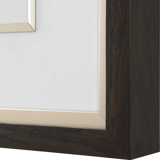 Uttermost - 32341 - Framed Prints, S/2 - Delicate Flowers - Dark Wood Grain