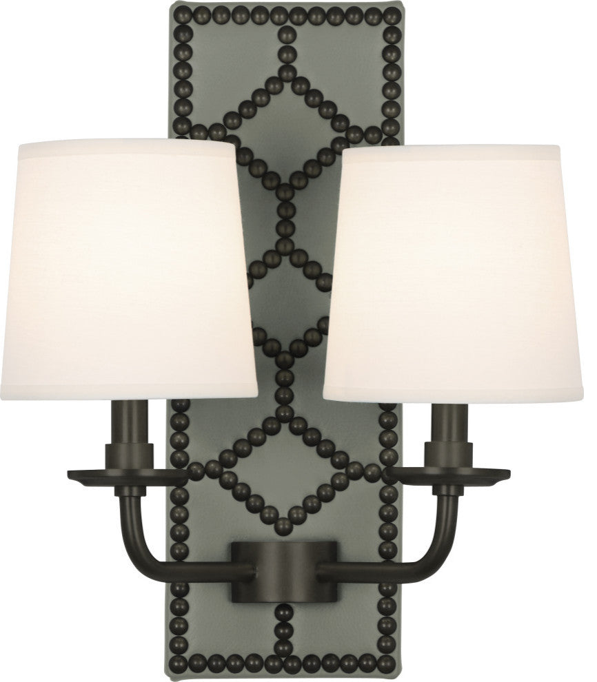 Robert Abbey RA-Z1034 2-Light Wall Sconce, Williamsburg Lightfoot