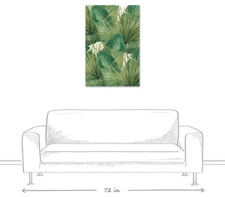 Tropical View Canvas Wall Art, 24"x36"x1.25