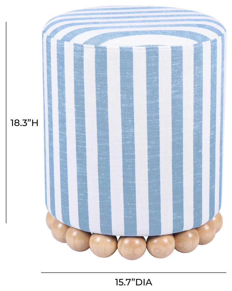 Dex Ottoman, Blue