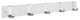 Decorative Hooks For The Home, White Wood and Satin Aluminum