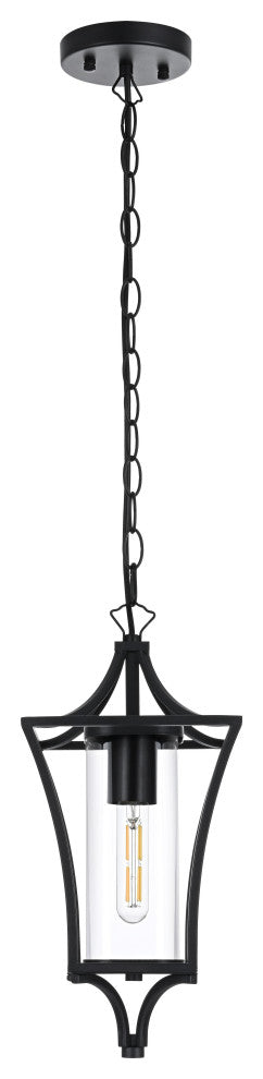 Home Living 7" Outdoor Pendant, Black