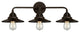 Innovations 288-3W-OB-M5-OB Railroad 3 Light Vanity Light, Oil Rubbed Bronze