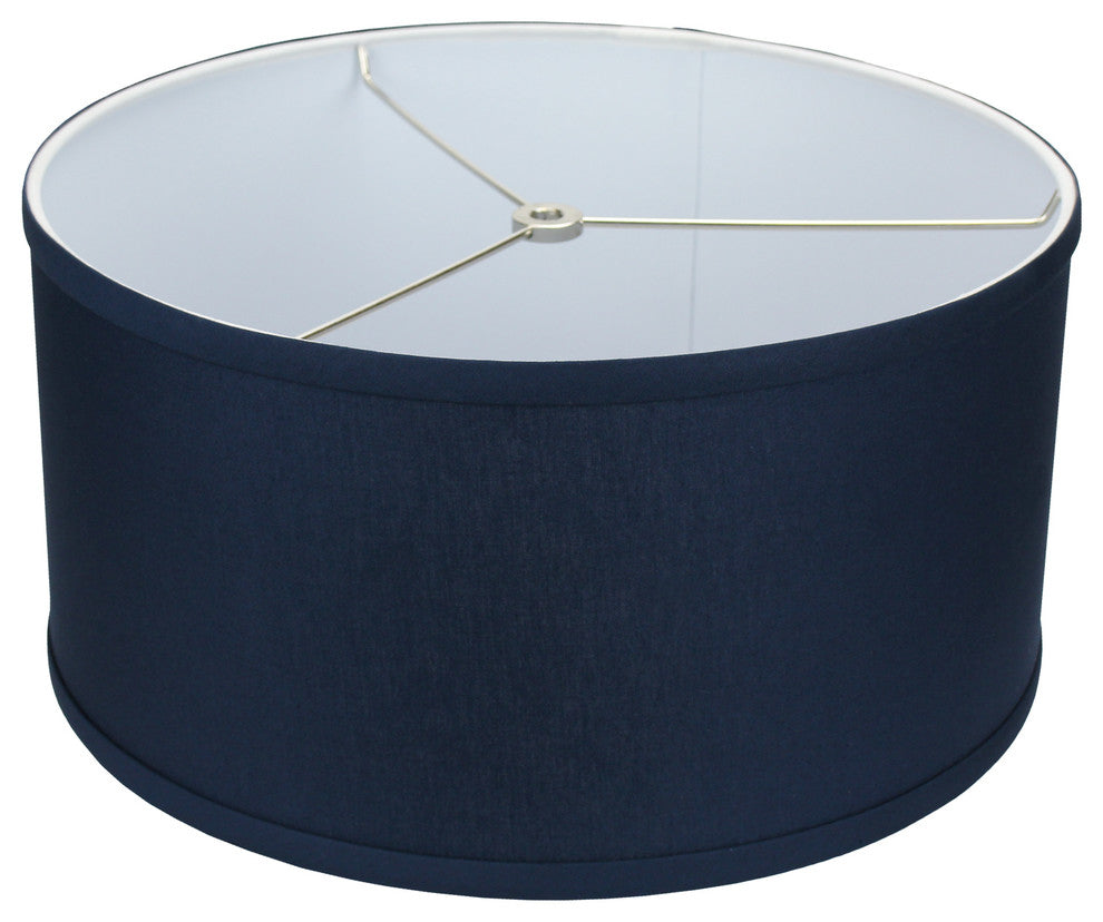 Fenchel Shades, 14"x14"x7" Spider Attachment Drum Lamp Shade, Linen