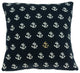 20" X 7" X 20" Nautical Blue Pillow Cover With Poly Insert