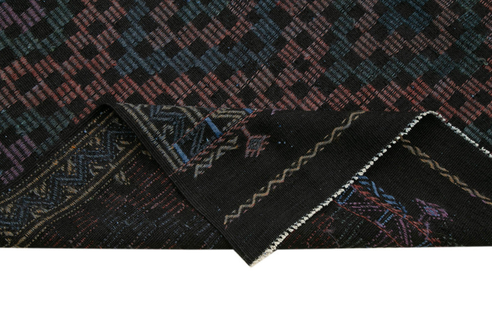 Rug N Carpet - Handwoven Anatolian 6' 8'' x 8' 7'' Antique Wool Kilim Rug