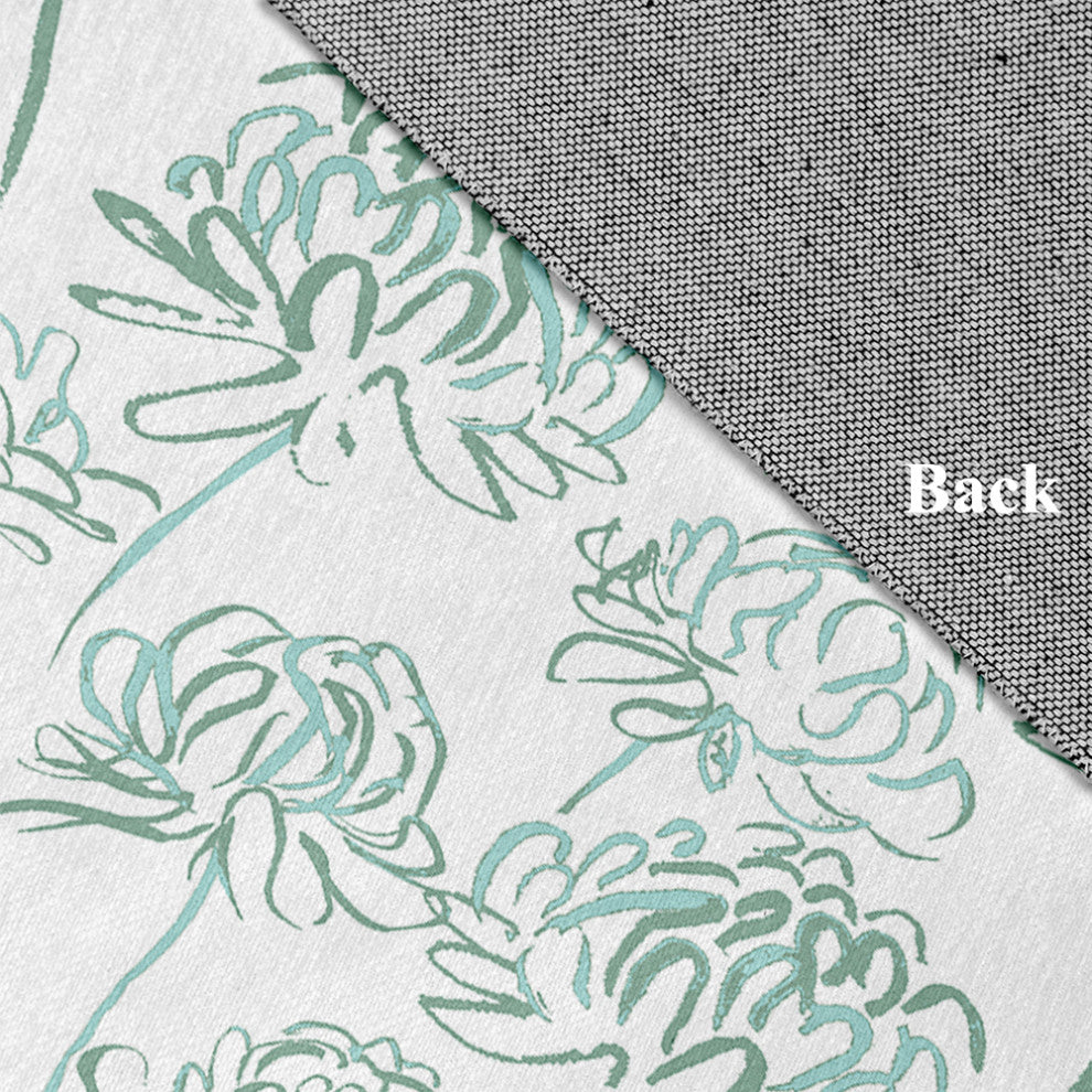 Blossom Bouquet Rug, Green, 5'x7'