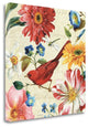 "Rainbow Garden III - Cream" By Lisa Audit, Giclee Print on Gallery Wrap Canvas
