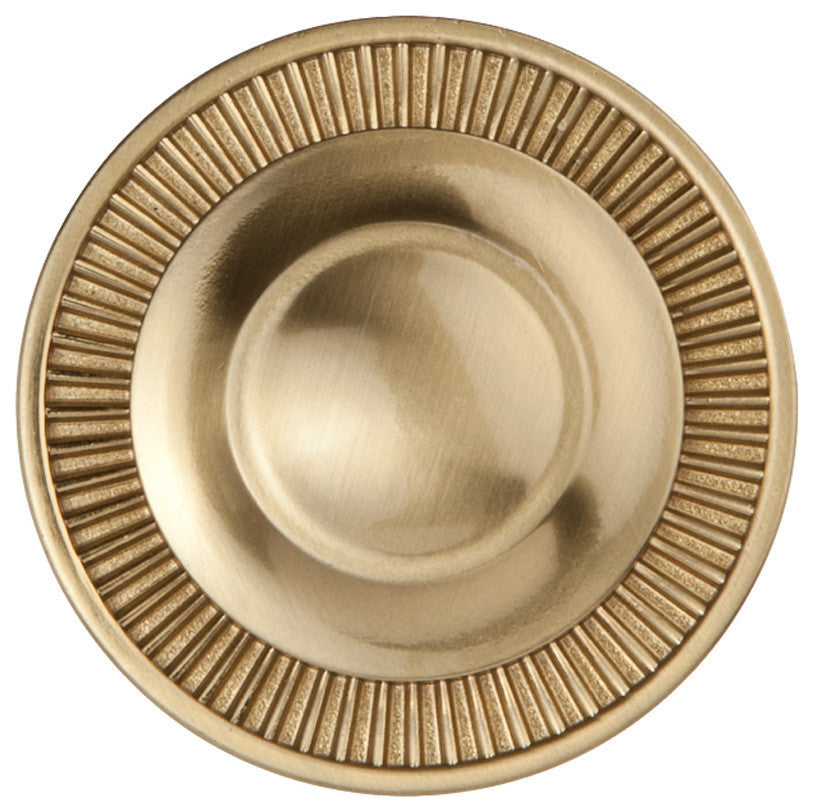 Sumner Street Home Hardware Minted Knob, Large, Satin Brass