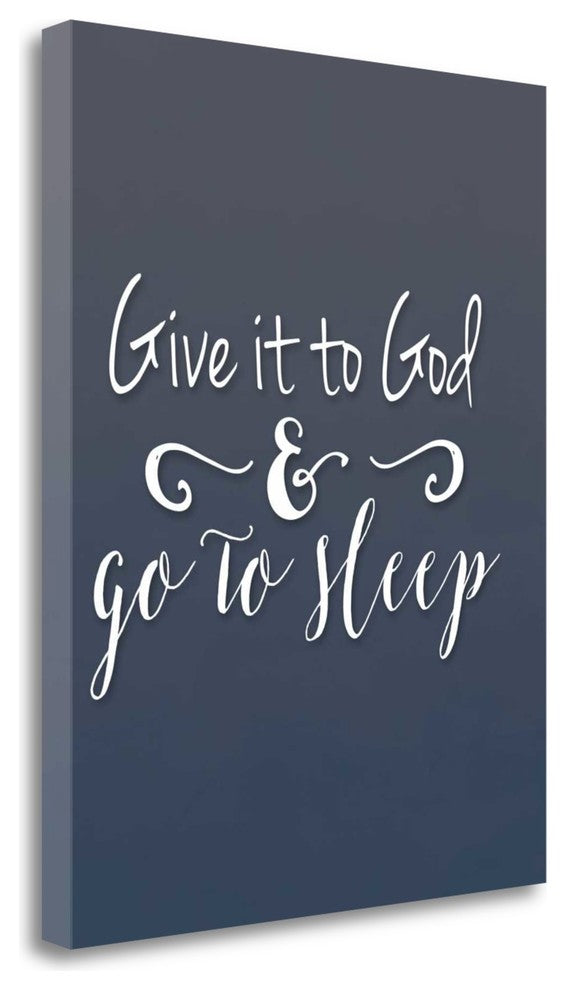 "Give It To God" By Tara Moss,Ready to Hang Giclee Print on Gallery Wrap Canvas