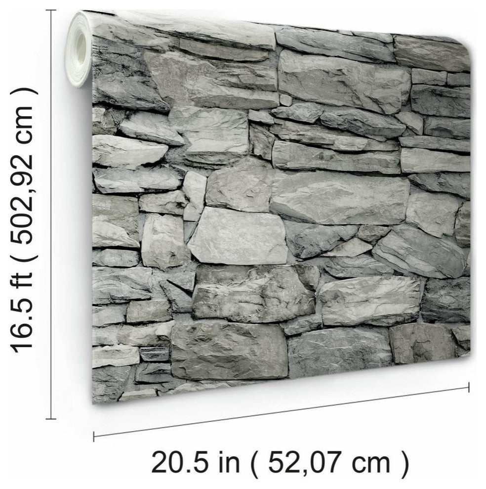 Stone Peel & Stick Wallpaper