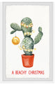 "A Cactus Bloom" Framed Painting Print, 16x24