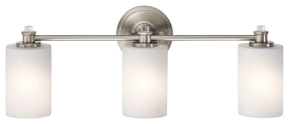 Kichler Joelson 3 Light Bath Light in Brushed Nickel