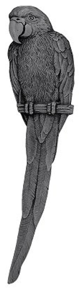 McCaw Pull Antique Brass Left Side, Brilliant Pewter, Right
