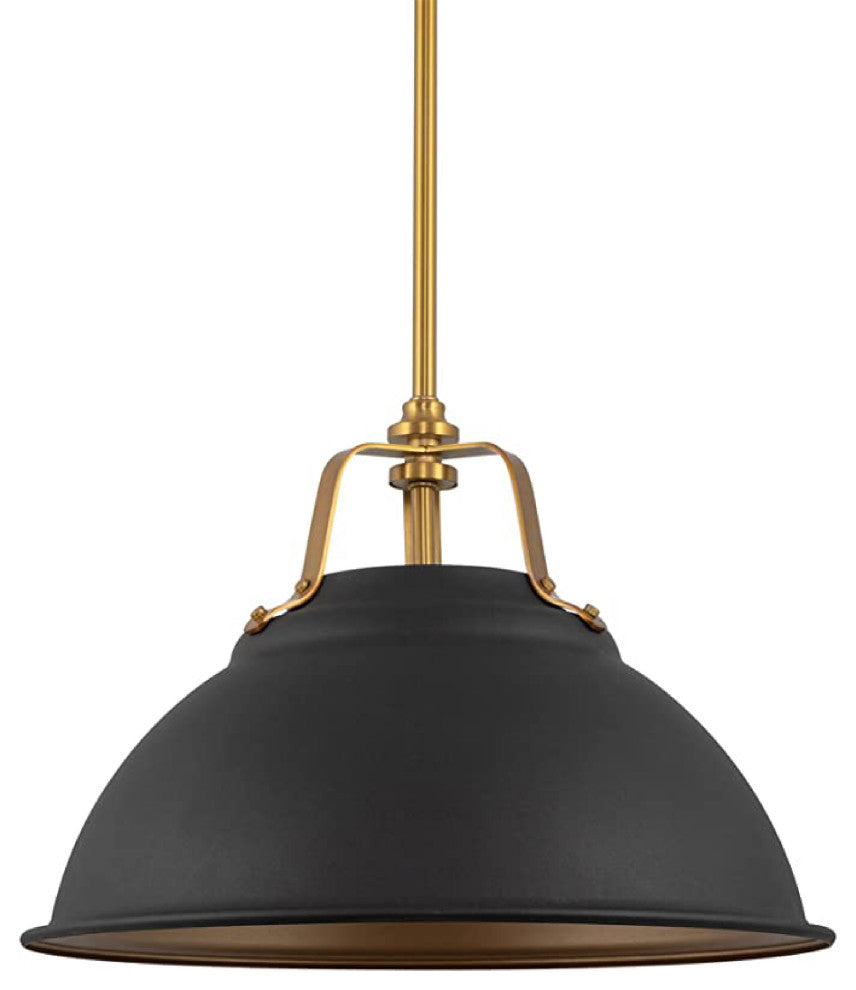 Black dome light fixtures Modern metal lamp shade 3-Light pendant lamp