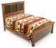 Rustic Corrugated Barnwood Bed, King