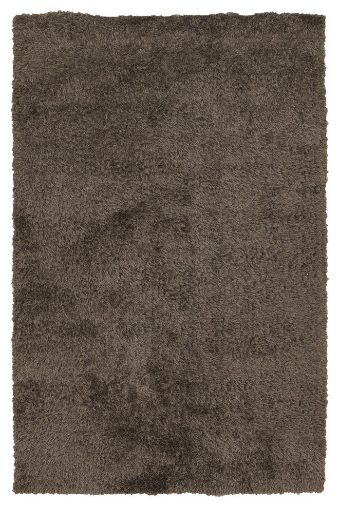 Oyster Contemporary Area Rug, Brown, 7'9"x10'6"