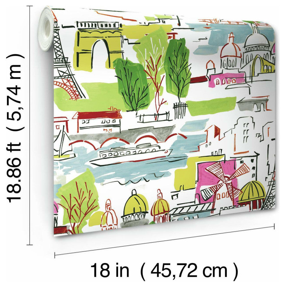 Arrondissement Peel & Stick Wallpaper