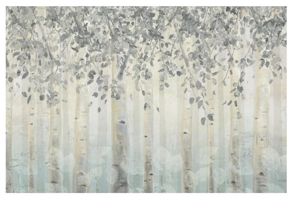 "Silver and Gray Dream Forest I" Digital Paper Print by James Wiens, 20"x14"