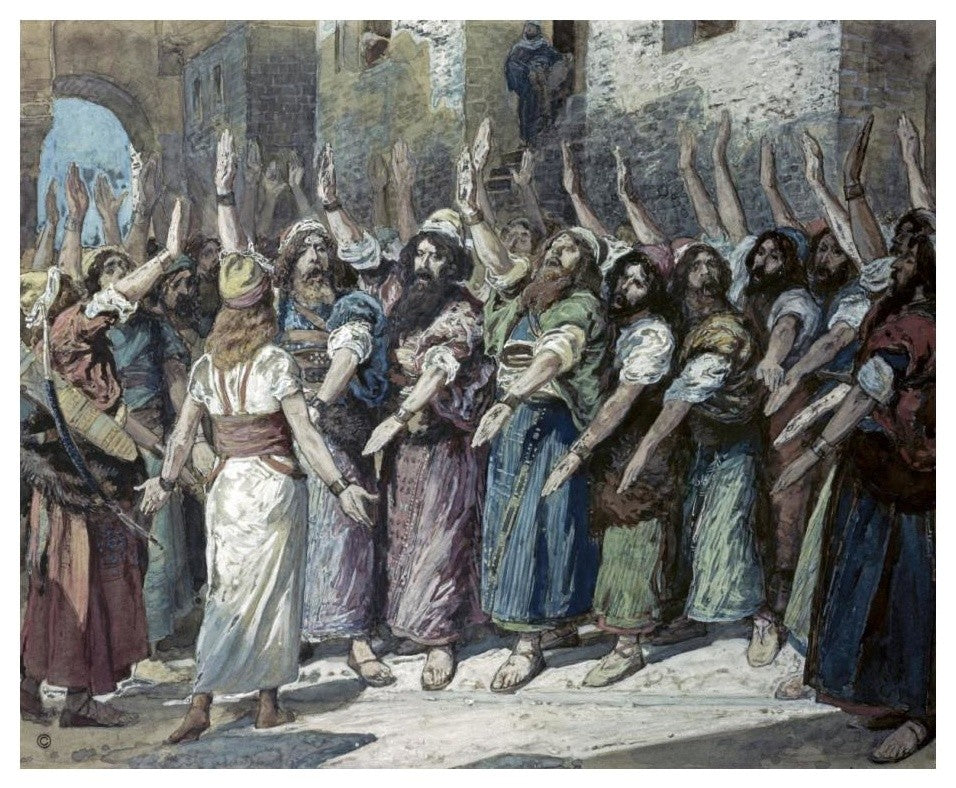 "Israelites Declare Vengeance" Digital Paper Print by James Tissot, 24"x20"