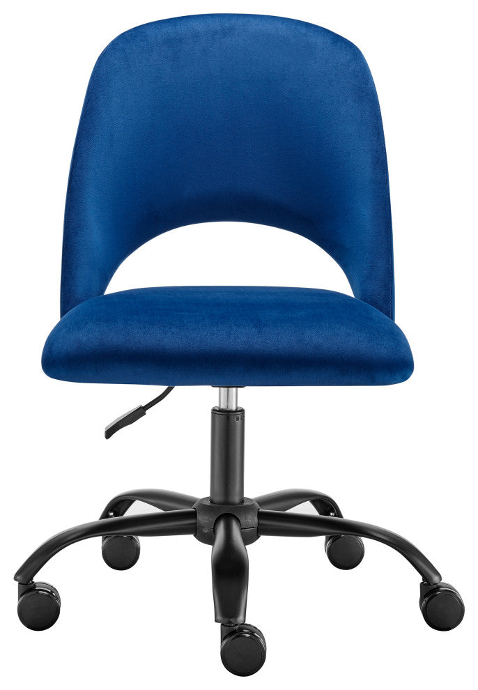Alby Office Chair, Blue With Black Base