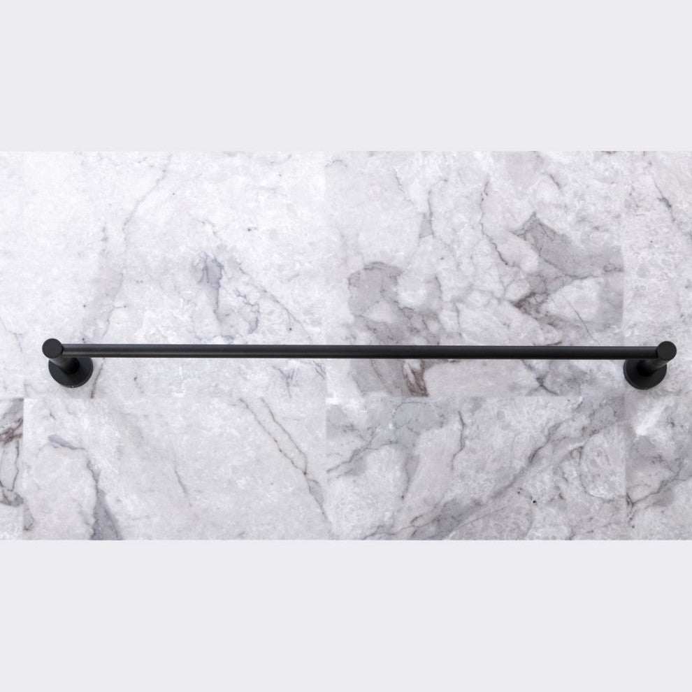 Italia Florence Series 18" Towel Bar in Matte Black