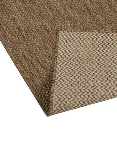 Outdoor Collection Accent Area Rug - Bacteria Resistant Rug, Neutral, 7'10"x10'