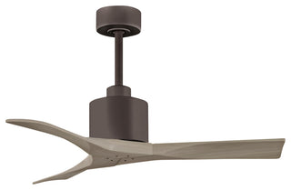 Nan Ceiling Fan, Textured Bronze, 42", Gray Ash