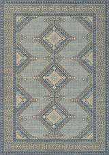 Momeni Anatolia Wool and Nylon Blue Area Rug 2' X 3'