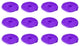 Two Compartment Microwave Tray with Cover, Purple, Pack of 12