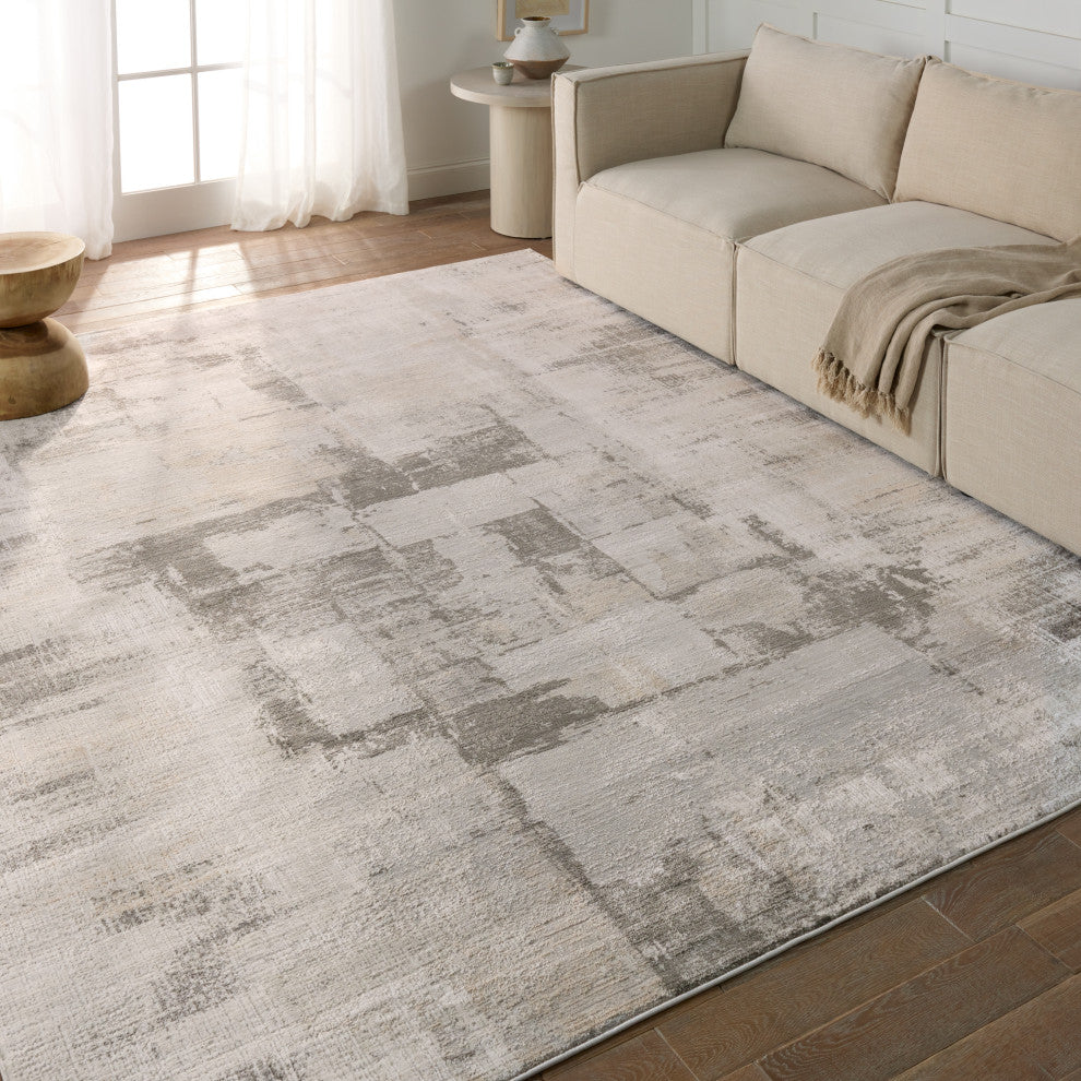 Jaipur Living Proto Abstract Cream/ Taupe Area Rug 8'X10'