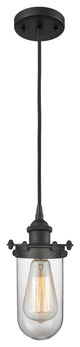 INNOVATIONS LIGHTING 516-1P-BK-CE231-CL Kingsbury Mini Pendant