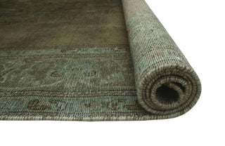 Vintage Distressed Overdyed Kay Lt. Brown Rug