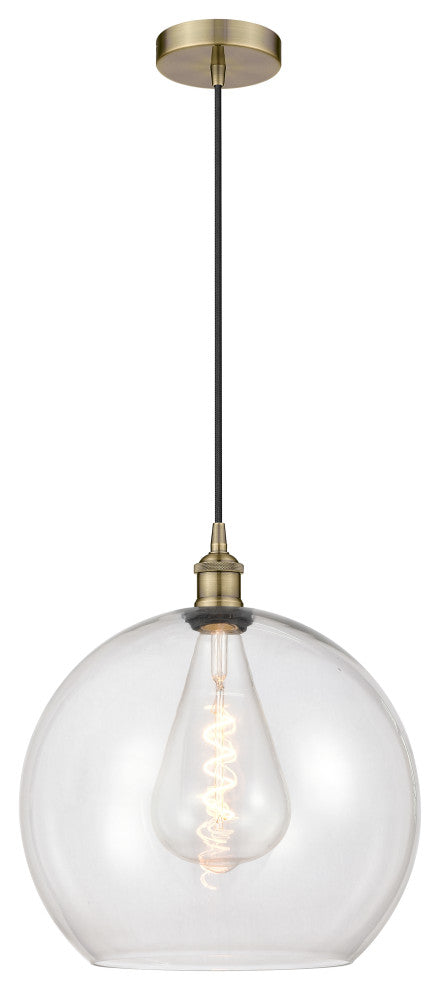 Innovations 616-1P-AB-G122-14-LED 1-Light Pendant, Antique Brass