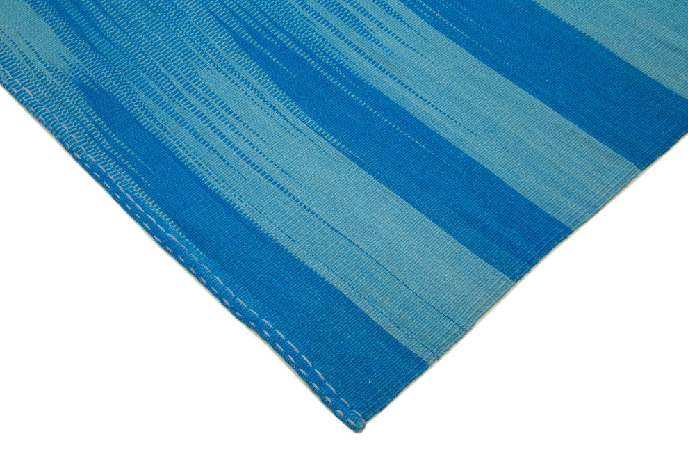 Rug N Carpet - Handmade Turkish 9' 11'' x 12' 10'' Flatweave Wool Kilim Rug