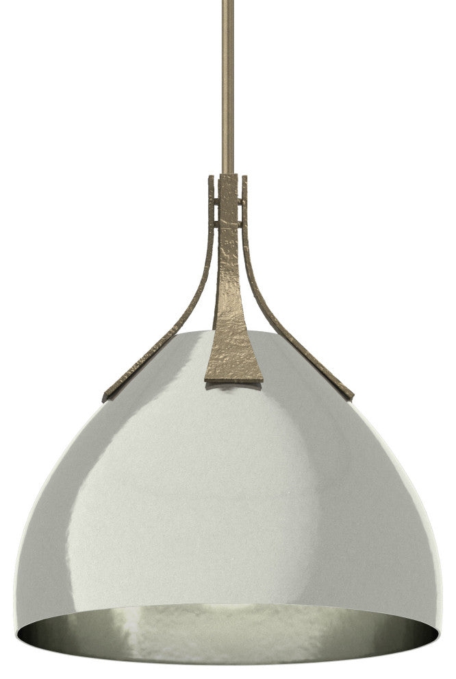 Summit Pendant, Soft Gold Finish, Sterling Accents, Standard Overall Height