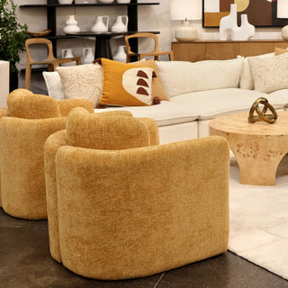 Mirage Upholstered Occasional Chair, Ginger